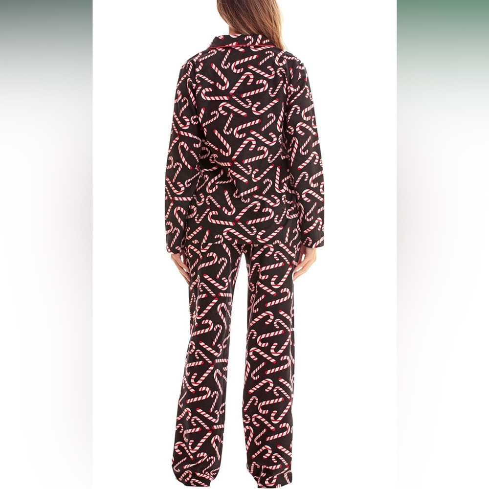 #followme candy cane flannel pajama set - Picture 2 of 6